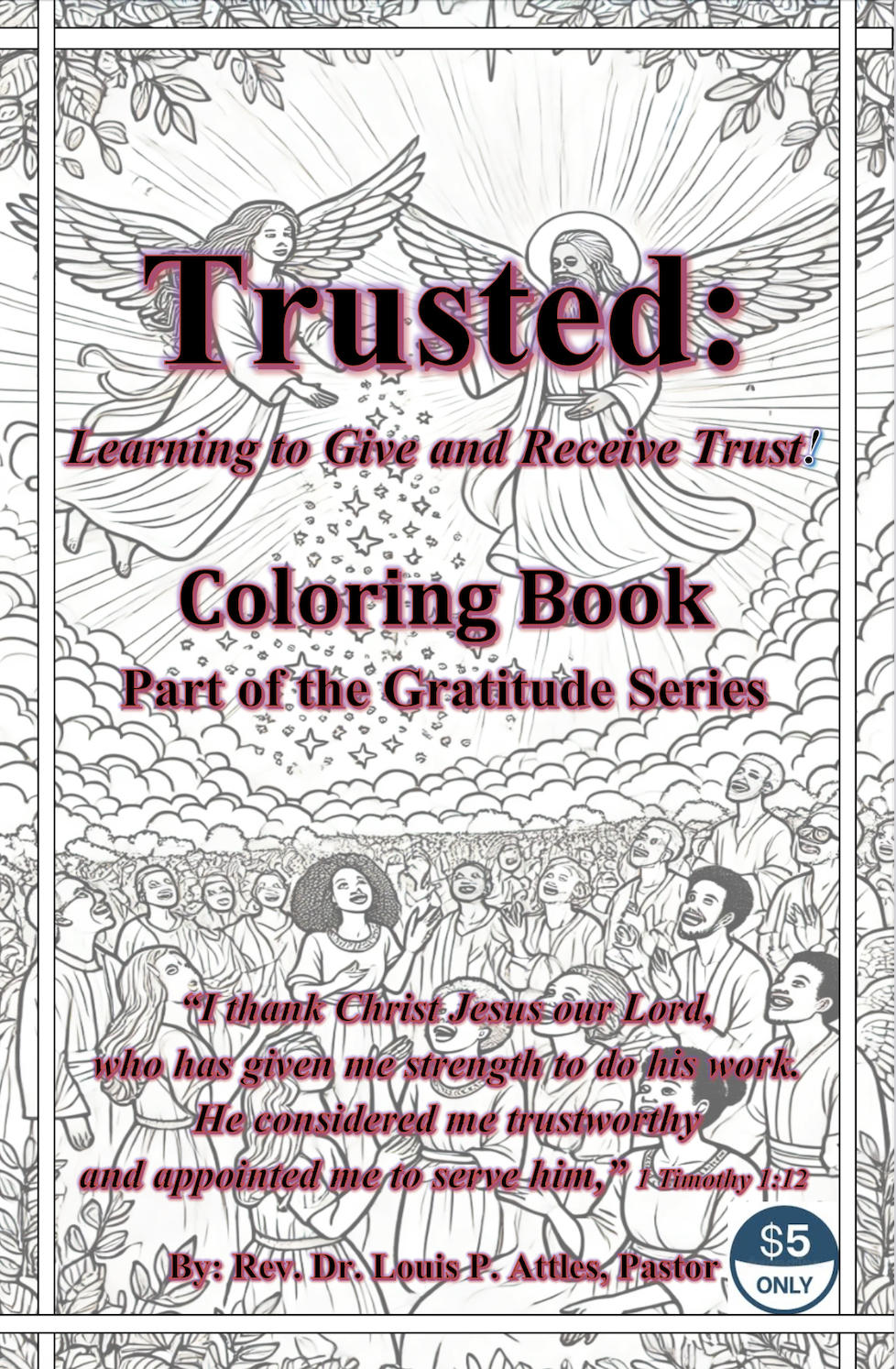 10-Gratitude coloring book bundle