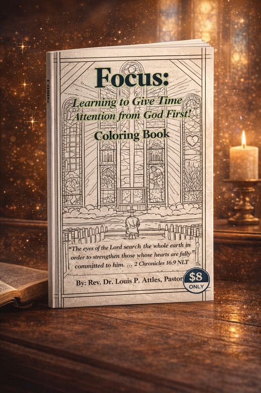 FOCUS Coloring Book: Learning to Give Time and Treasure to God First!