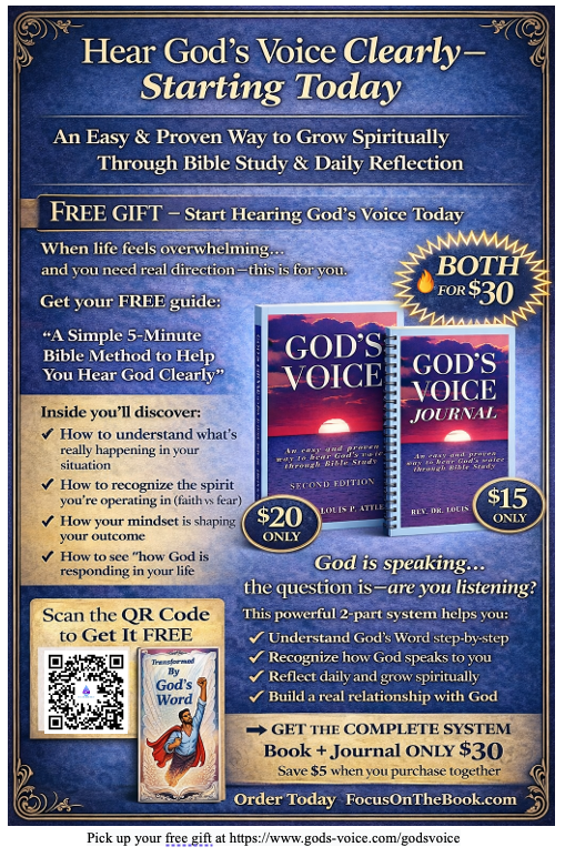 God’s Voice Bundle: Bible Study Book + Guided Spiritual Journal