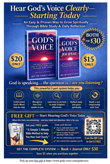 God’s Voice Bundle: Bible Study Book + Guided Spiritual Journal