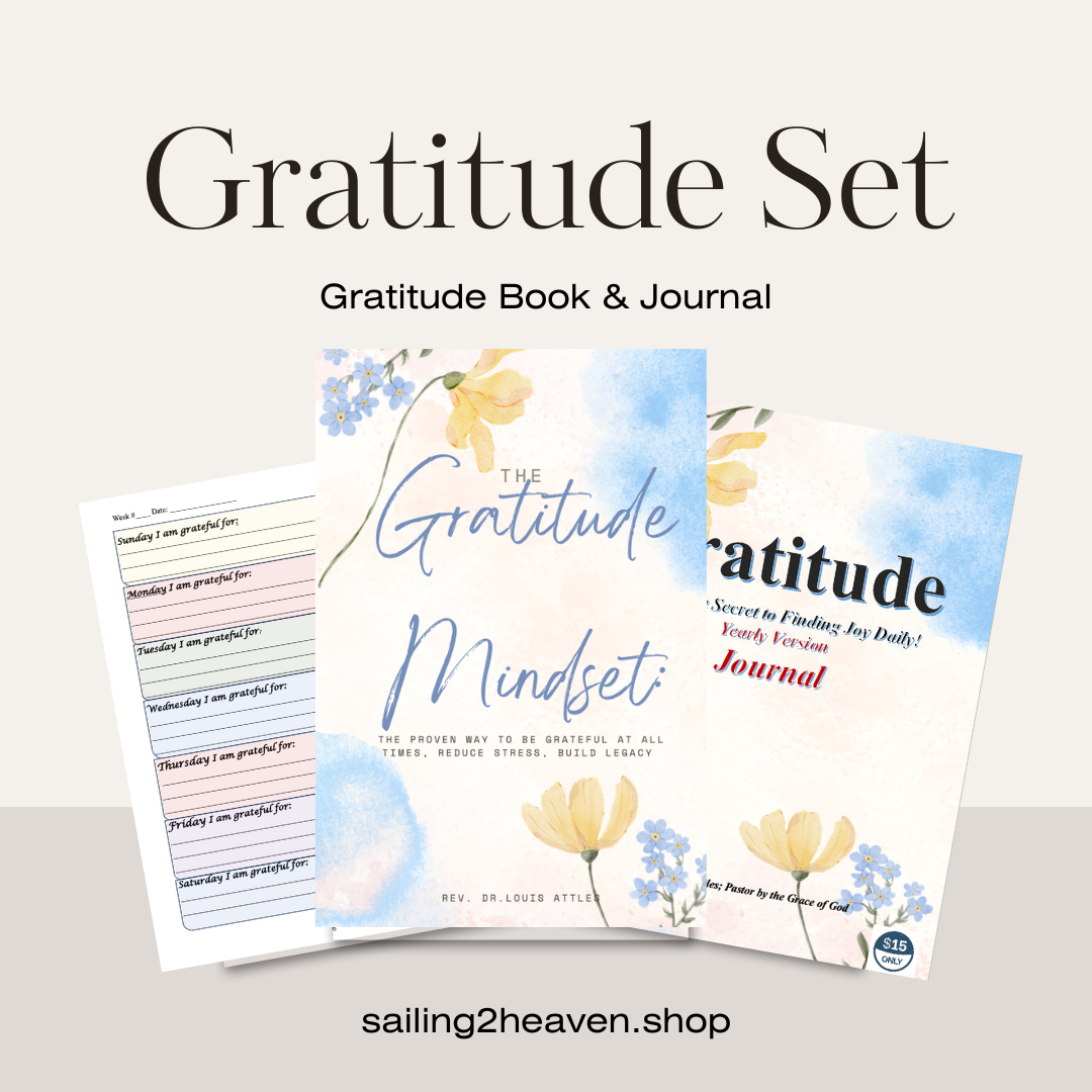 Gratitude Set: Gratitude Mindset Book & Gratitude Journal