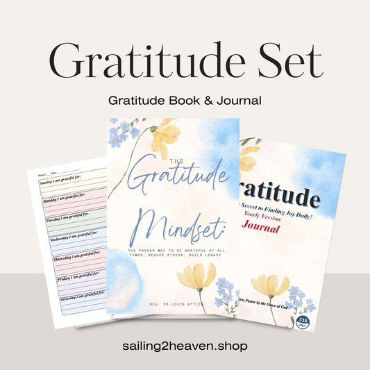 Gratitude Set: Gratitude Mindset Book & Gratitude Journal