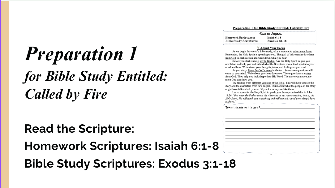 Vision: Learning to See God’s Fire Bundle