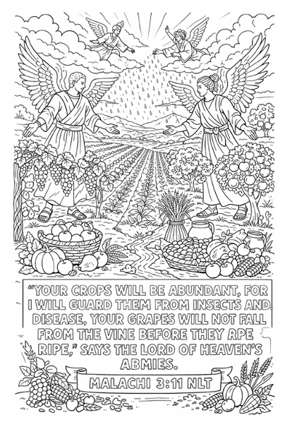 FOCUS Coloring Book: Learning to Give Time and Treasure to God First!