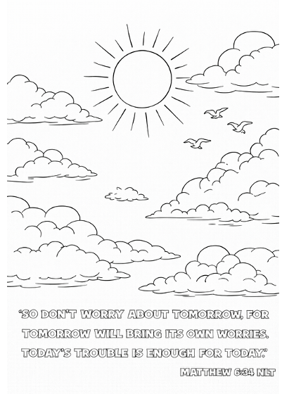 FOCUS Coloring Book: Learning to Give Time and Treasure to God First!